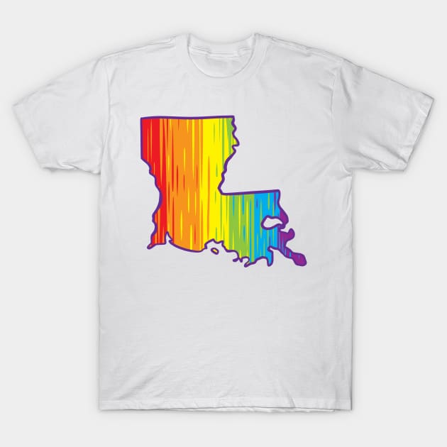 Louisiana Pride T-Shirt by Manfish Inc.